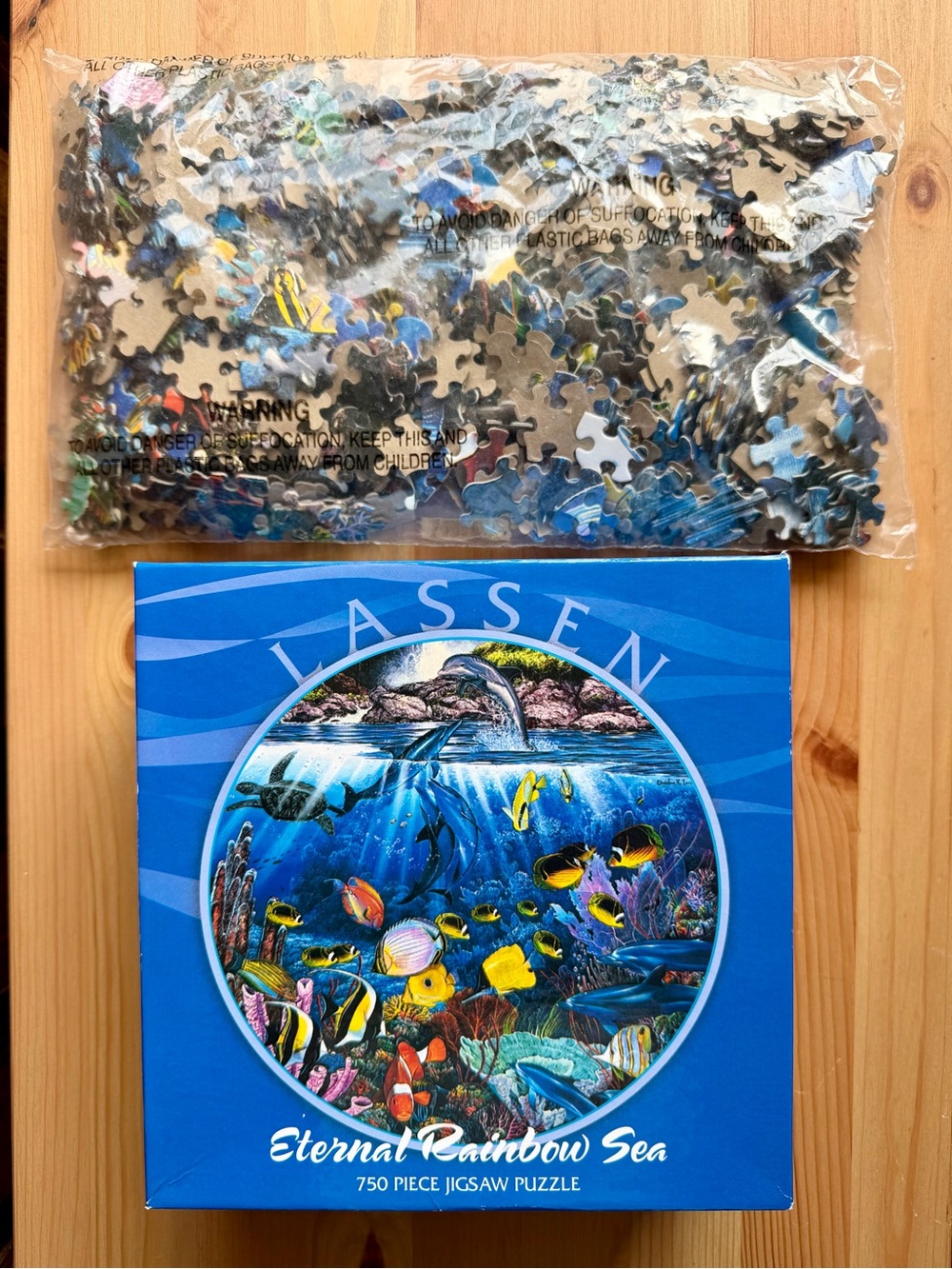 Eternal Rainbow Sea 750-Piece Jigsaw Puzzle - Blue